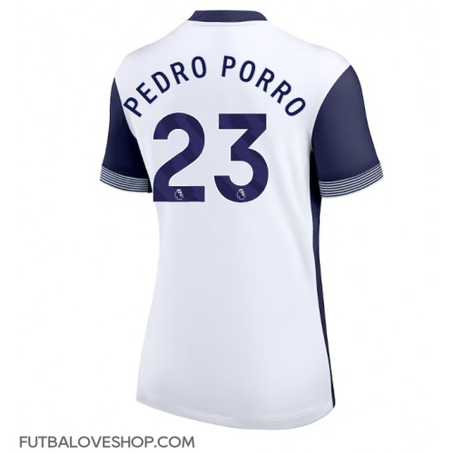 Dres Tottenham Hotspur Pedro Porro #23 Domáci pre Ženy 2024-25 Krátky Rukáv